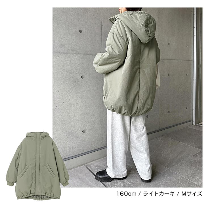 ナイロン オーバーサイズ モンスターパーカー[品番：AZ000004457