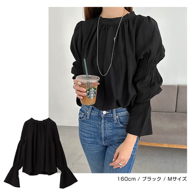 バックリボン キャンディスリーブ 長袖 | andme | 詳細画像13 