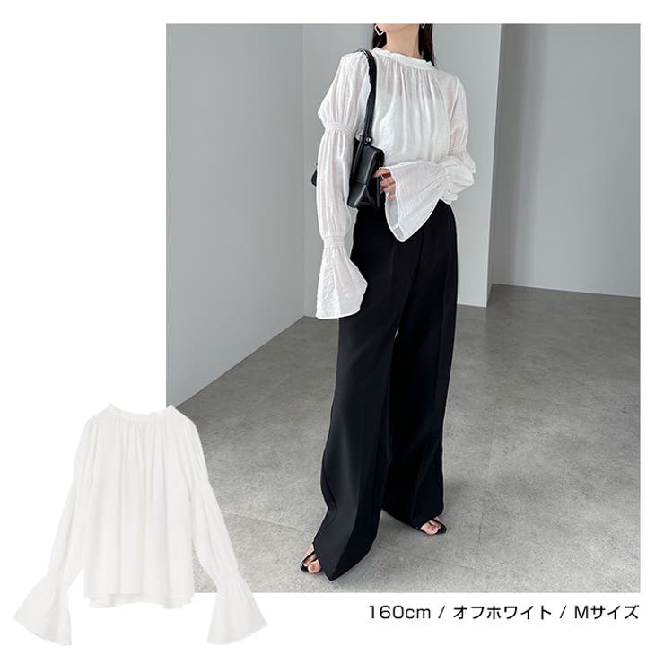 バックリボン キャンディスリーブ 長袖 | andme | 詳細画像8 