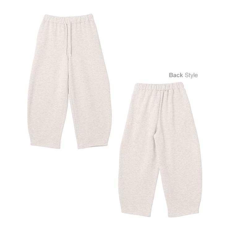 裏起毛 スウェット カーブ | andme | 詳細画像17 