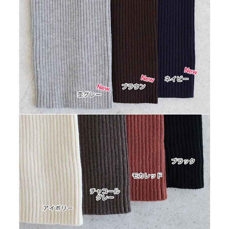 ボートネック リブ ニット | andme | 詳細画像3 