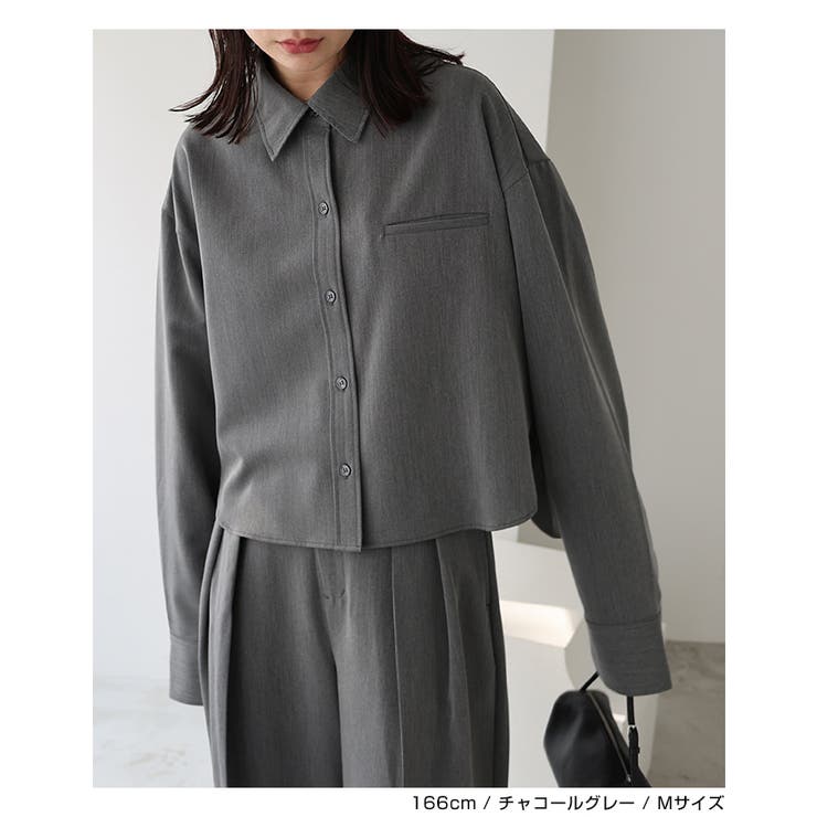 TRストレッチ ショート シャツ | andme | 詳細画像10 