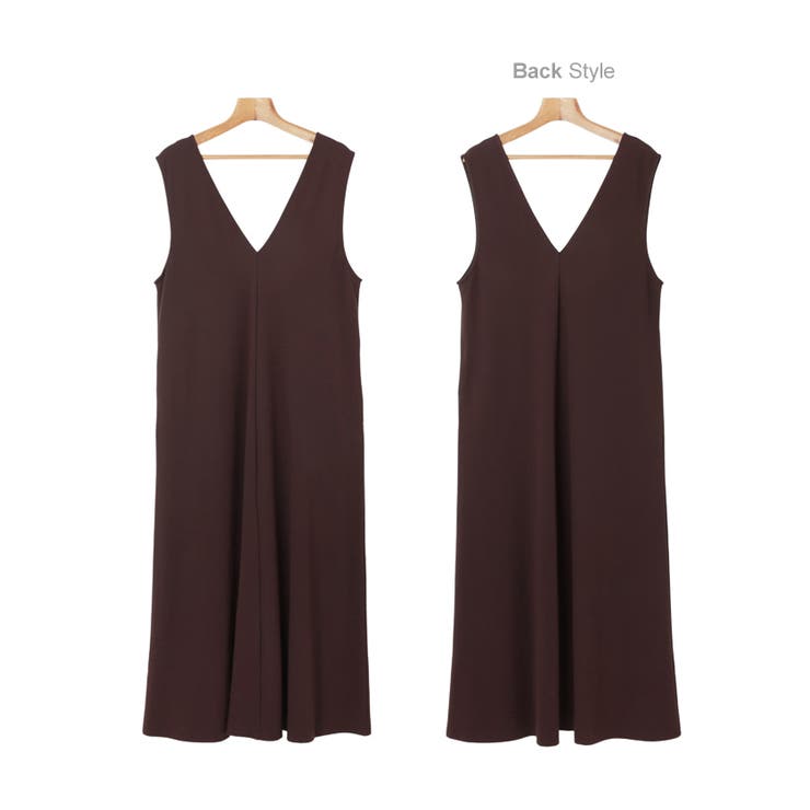 Vネック ポンチ ワンピース | andme | 詳細画像16 