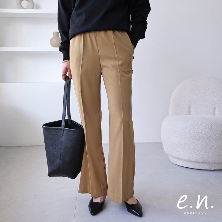 とろみ イージー フレアパンツ[品番：AZ000004554]｜andme