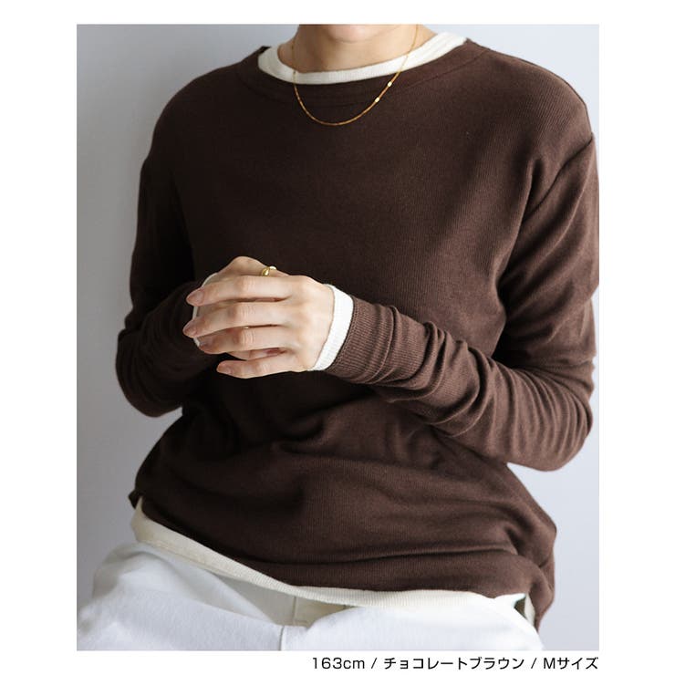 evernavy エバーネイビー テレコリブ | andme | 詳細画像7 