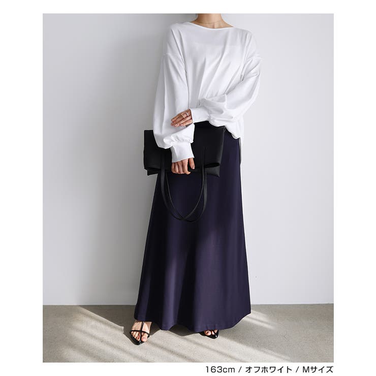 シルケット ボリュームスリーブ プルオーバー | andme | 詳細画像9 