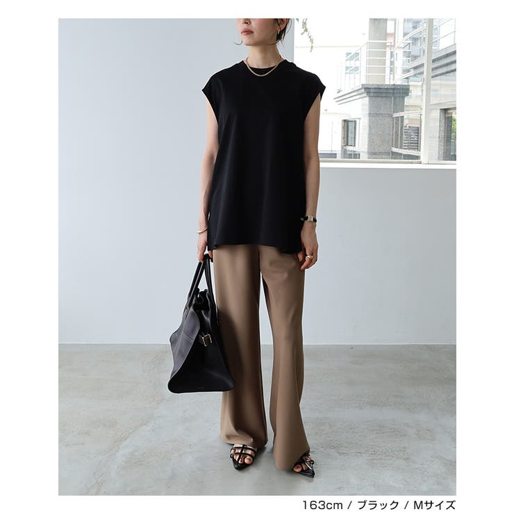 シルケット オーバーサイズ タンクトップ | andme | 詳細画像15 