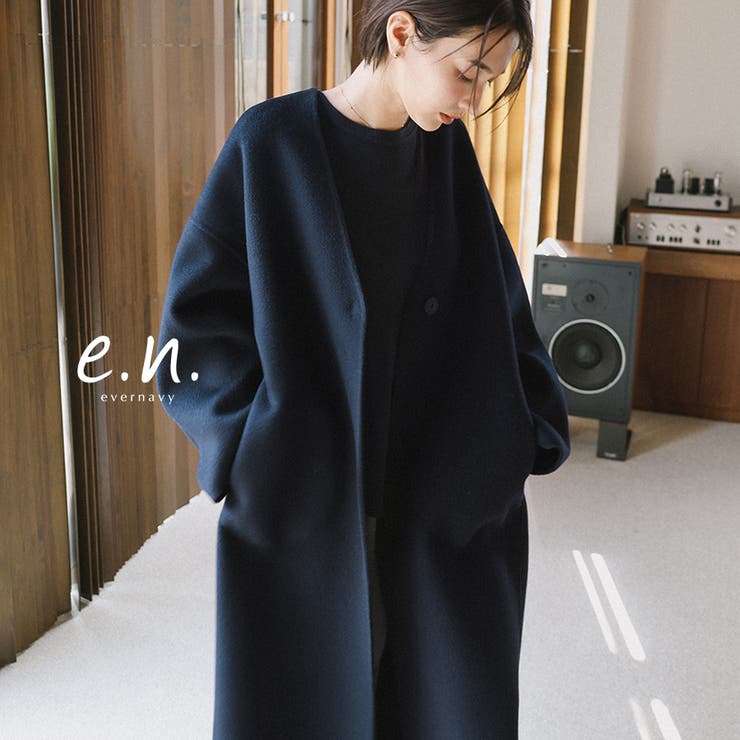 evernavy エバーネイビー ノーカラー[品番：AZ000005025]｜andme