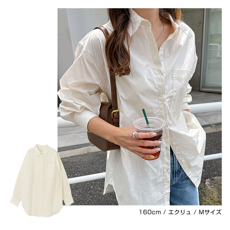 タイプライター オーバーサイズ シャツ | andme | 詳細画像9 