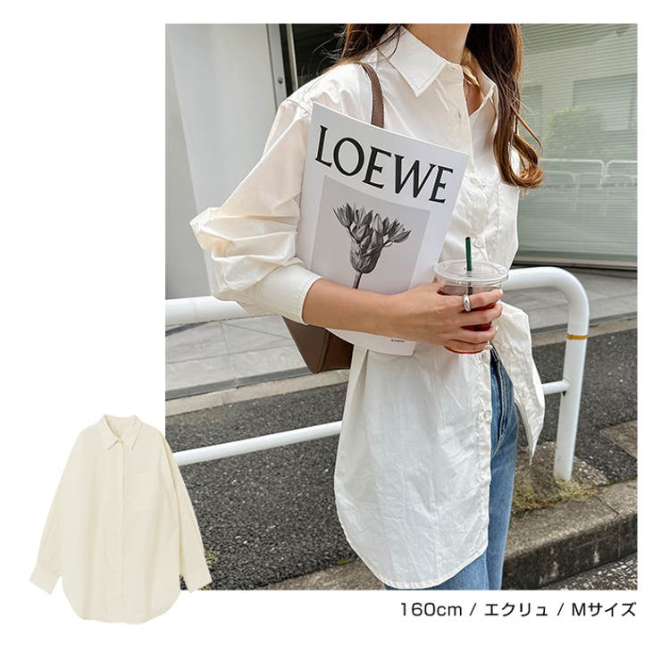 タイプライター オーバーサイズ シャツ | andme | 詳細画像10 