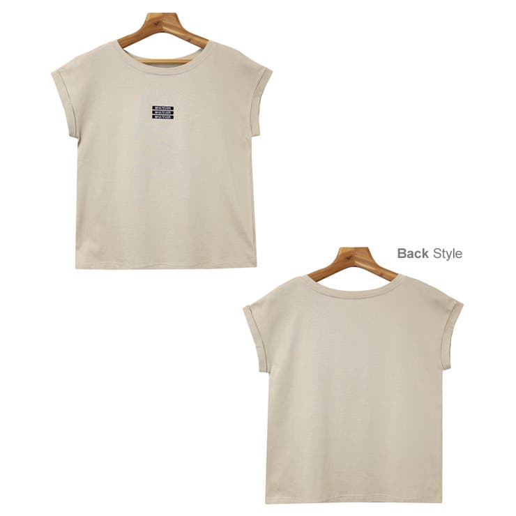 ロゴ 刺繍 Tシャツ | andme | 詳細画像12 