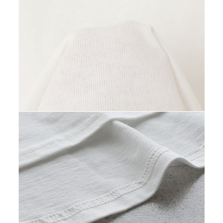 コットン天竺 ロゴ Tシャツ | andme | 詳細画像14 