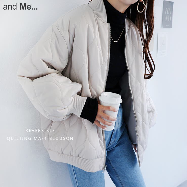 2way リバーシブル MA[品番：AZ000004177]｜andme（アンドミー）の