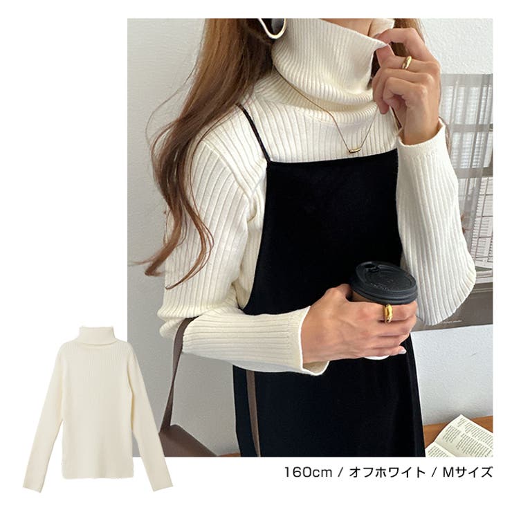 タートルネック 長袖 ニット | andme | 詳細画像6 