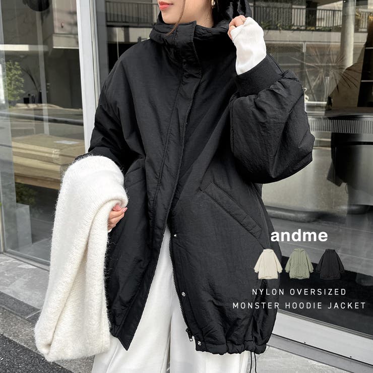 fam9660モンスターパーカー Mサイズ ナイロン オーバーサイズ
