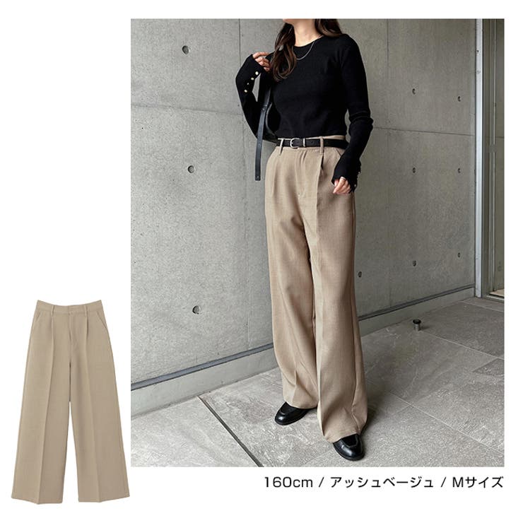 リネン ツイル タック | andme | 詳細画像11 