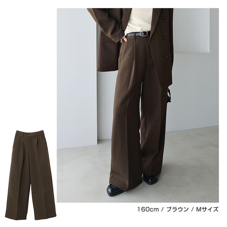 リネン ツイル タック | andme | 詳細画像6 