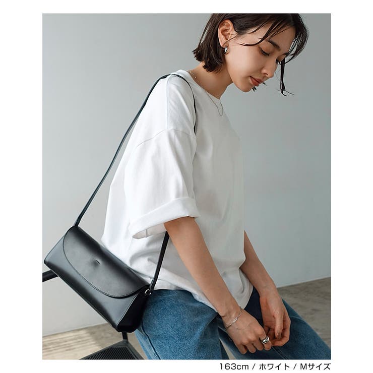 天竺編み オーバーサイズ Tシャツ[品番：AZ000004324]｜andme