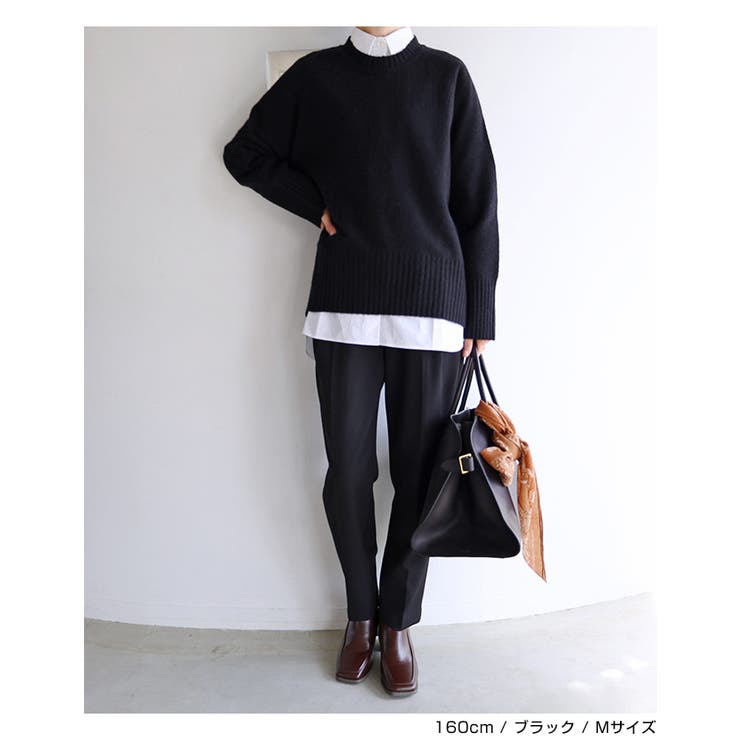 2タック テーパード パンツ[品番：AZ000004496]｜andme