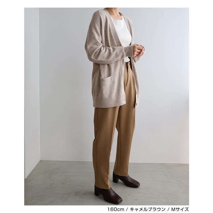 2タック テーパード パンツ[品番：AZ000004496]｜andme