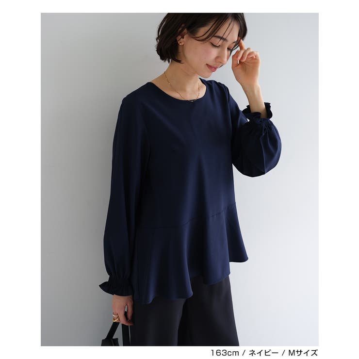 ペプラム ブラウス レディース | andme | 詳細画像11 