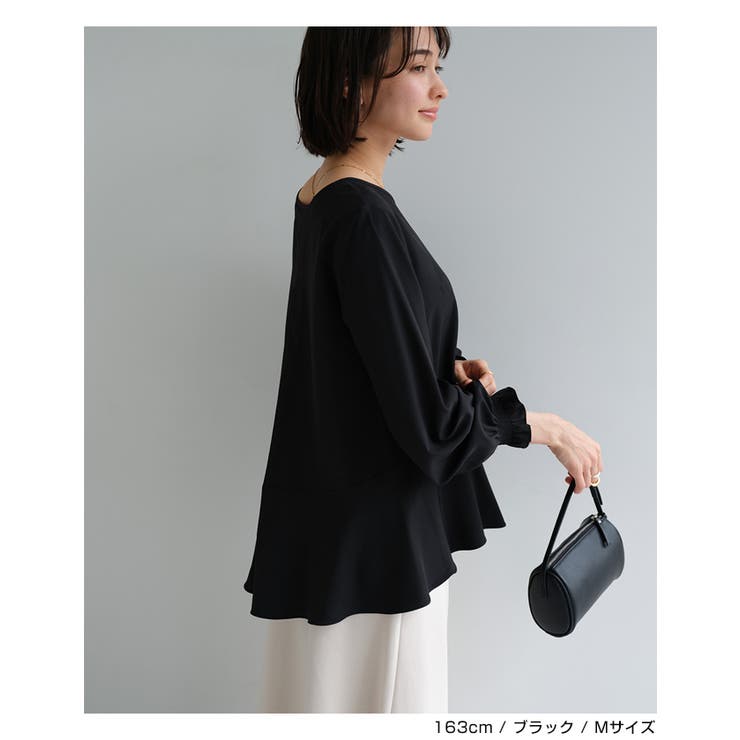 ペプラム ブラウス レディース | andme | 詳細画像13 