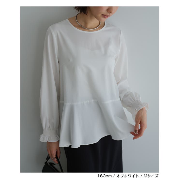 ペプラム ブラウス レディース | andme | 詳細画像7 