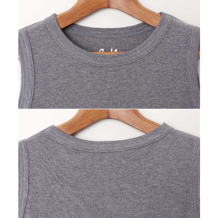 テレコリブ タンクトップ レディース | andme | 詳細画像17 