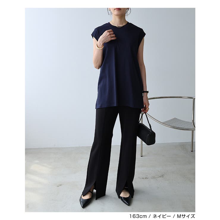 シルケット オーバーサイズ タンクトップ | andme | 詳細画像11 