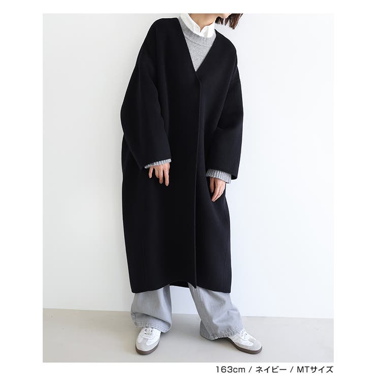 evernavy エバーネイビー ノーカラー | andme | 詳細画像13 