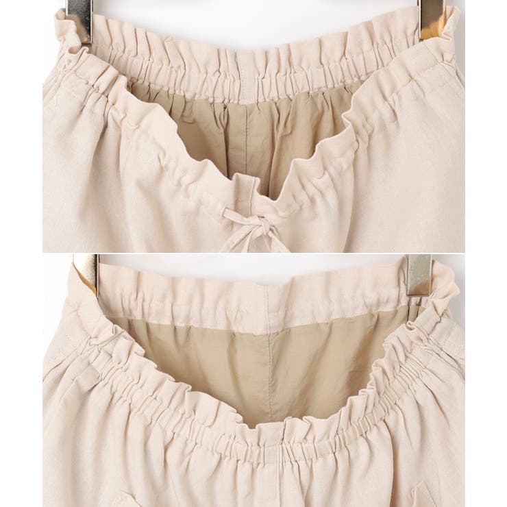 リネンブレンド ワイド イージーパンツ | andme | 詳細画像17 