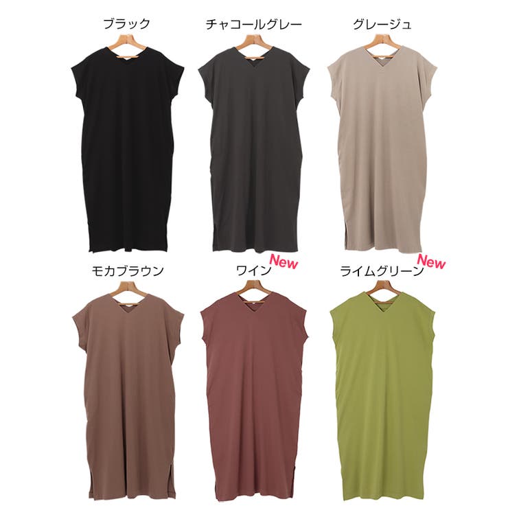 コットン Tシャツ ワンピース | andme | 詳細画像2 