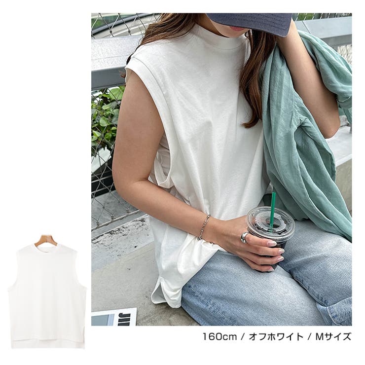 リーフニットノースリーブトップス 49AV JUNKO SHIMADA｜クロス