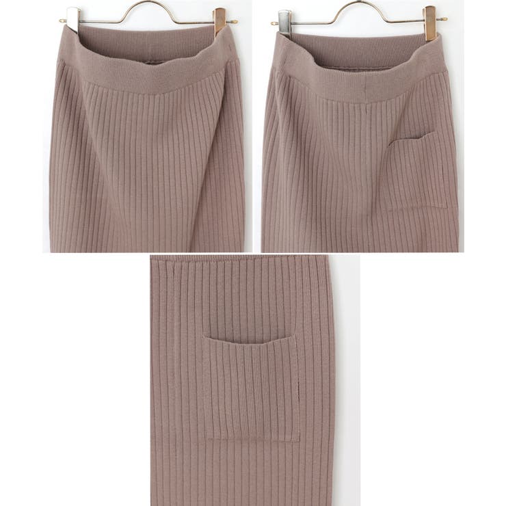 リブ ニット ロング | andme | 詳細画像14 