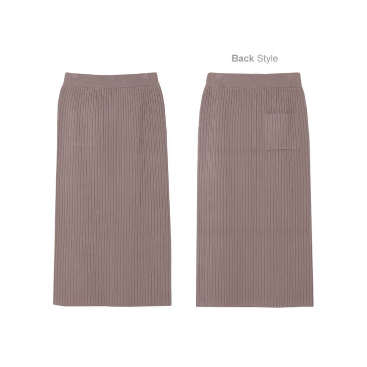 リブ ニット ロング | andme | 詳細画像16 