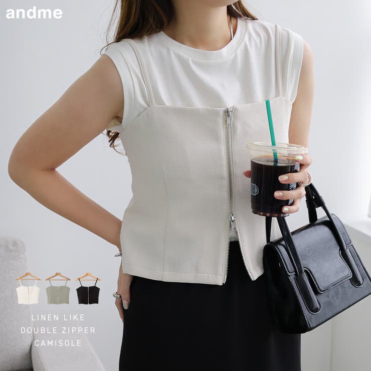 outil ウール×リネン　ピンストライプ　ダブルコート 54.jpg