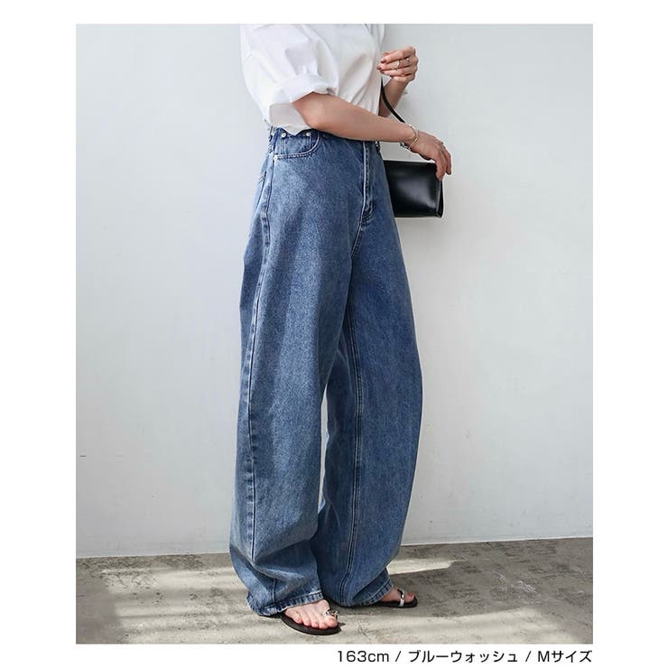 商品画像：amie カーブデニム Mサイズ 3