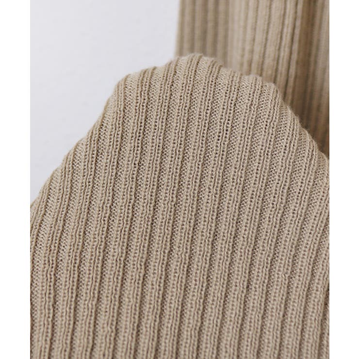 ニットパンツ リブ ドローストリング | andme | 詳細画像9 