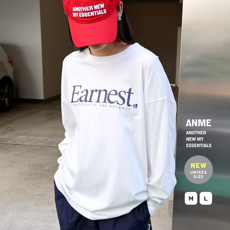 Earnest ロゴ プリント | andme | 詳細画像1 