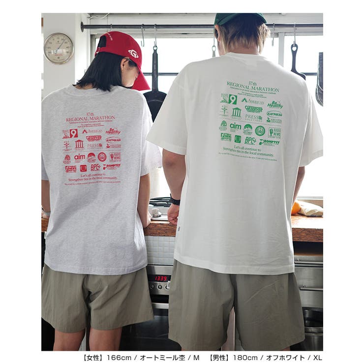 企業ロゴ プリント 半袖 | andme | 詳細画像10 