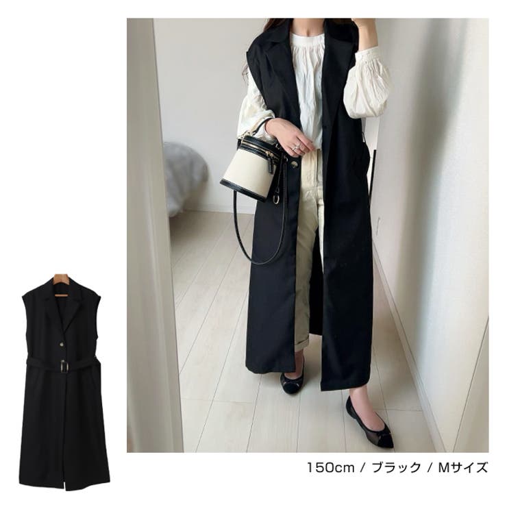 ライトグレー トレンチコート ウエストベルト付き 13号 美品