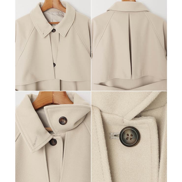 フェイク ウール ベルト付き | andme | 詳細画像17 