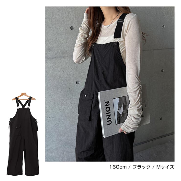 ま*お様 WASEW ブラックサロペット M ま*お様 WASEW ブラックサロペット M