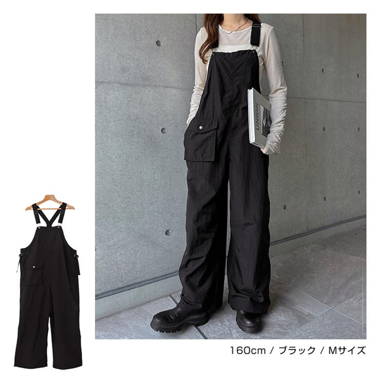 2way ナイロン サロペット[品番：AZ000004386]｜andme（アンドミー）の