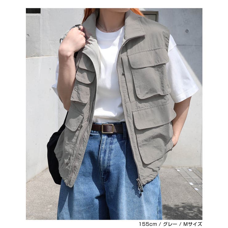 RUFFLOGカーキ×ブラック ジップアップベスト RUFFLOGカーキ×ブラック ジップアップベスト - メルカリ