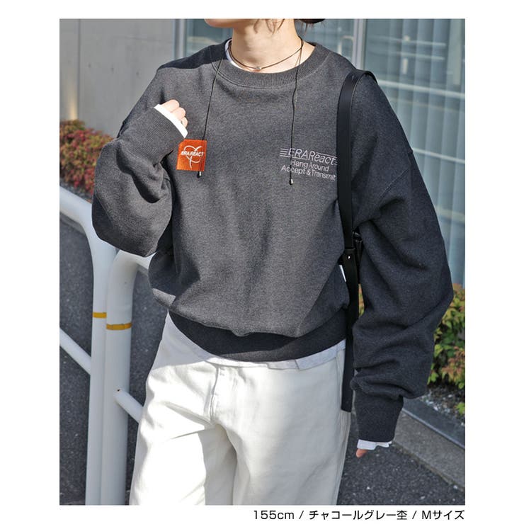 ERAReact 刺繍ロゴ 裏毛 | andme | 詳細画像11 