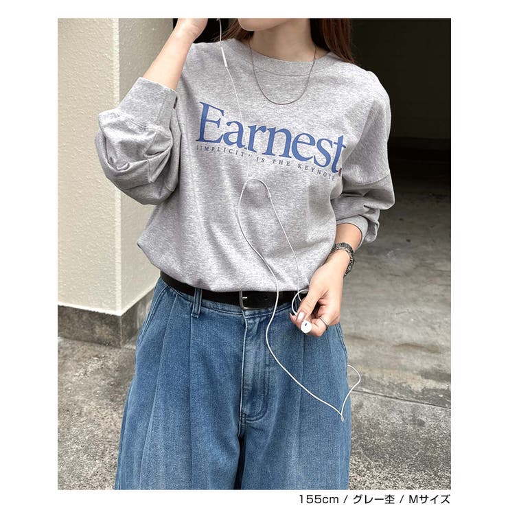 Earnest ロゴ プリント | andme | 詳細画像13 