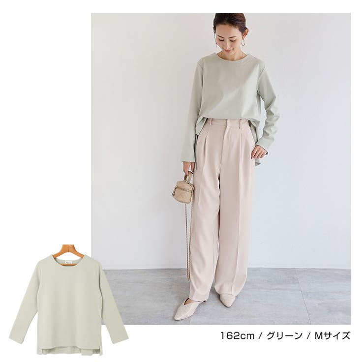 ポンチ サイドスリット カットソー | andme | 詳細画像11 