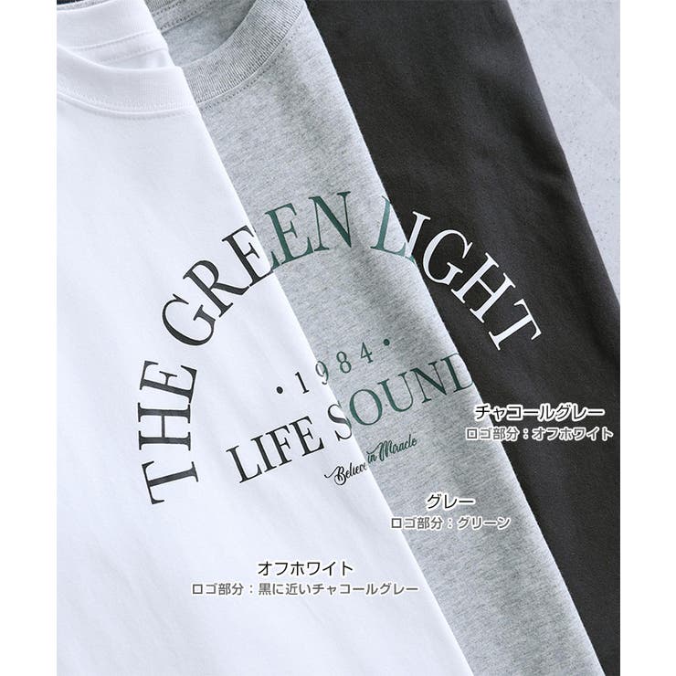 コットン ロゴプリント 半袖 | andme | 詳細画像3 