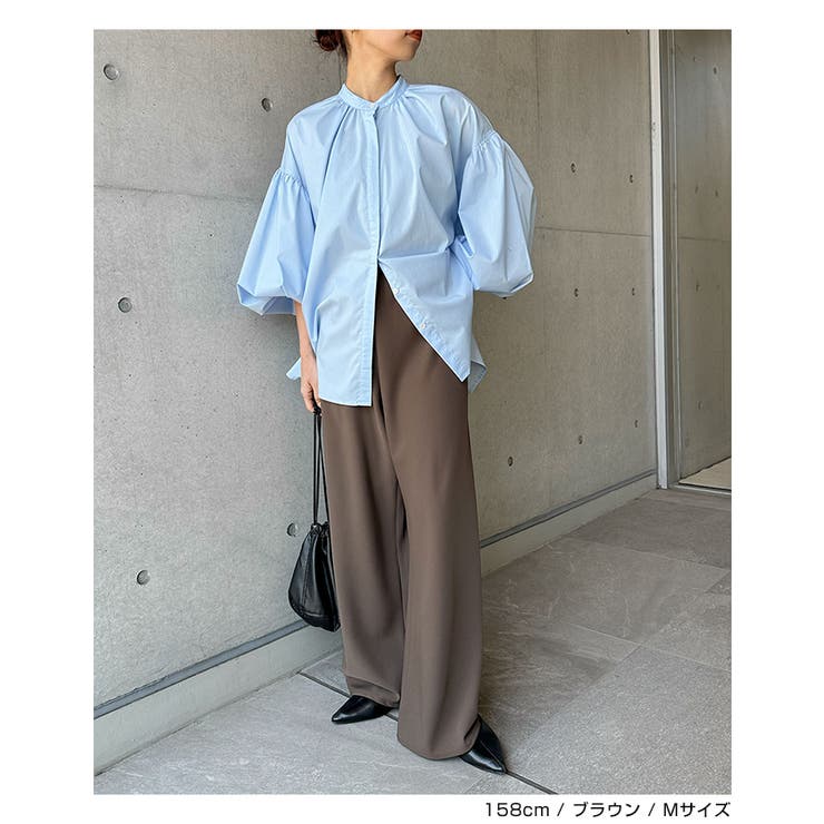 激安挑戦！！ イージー ワイド パンツ[品番：AZ000004702]｜andme（アンドミー その他